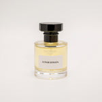 TUCKSON Lunar Sonata Eau de parfum 50ml atomiser front, with black metal Tuckson overcap 
