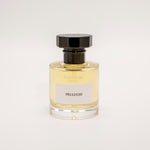 TUCKSON Pellucid Eau de parfum 50ml atomiser front, with black metal Tuckson overcap 