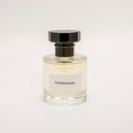 TUCKSON Westbourne Eau de parfum 50ml atomiser front, with black metal Tuckson overcap 