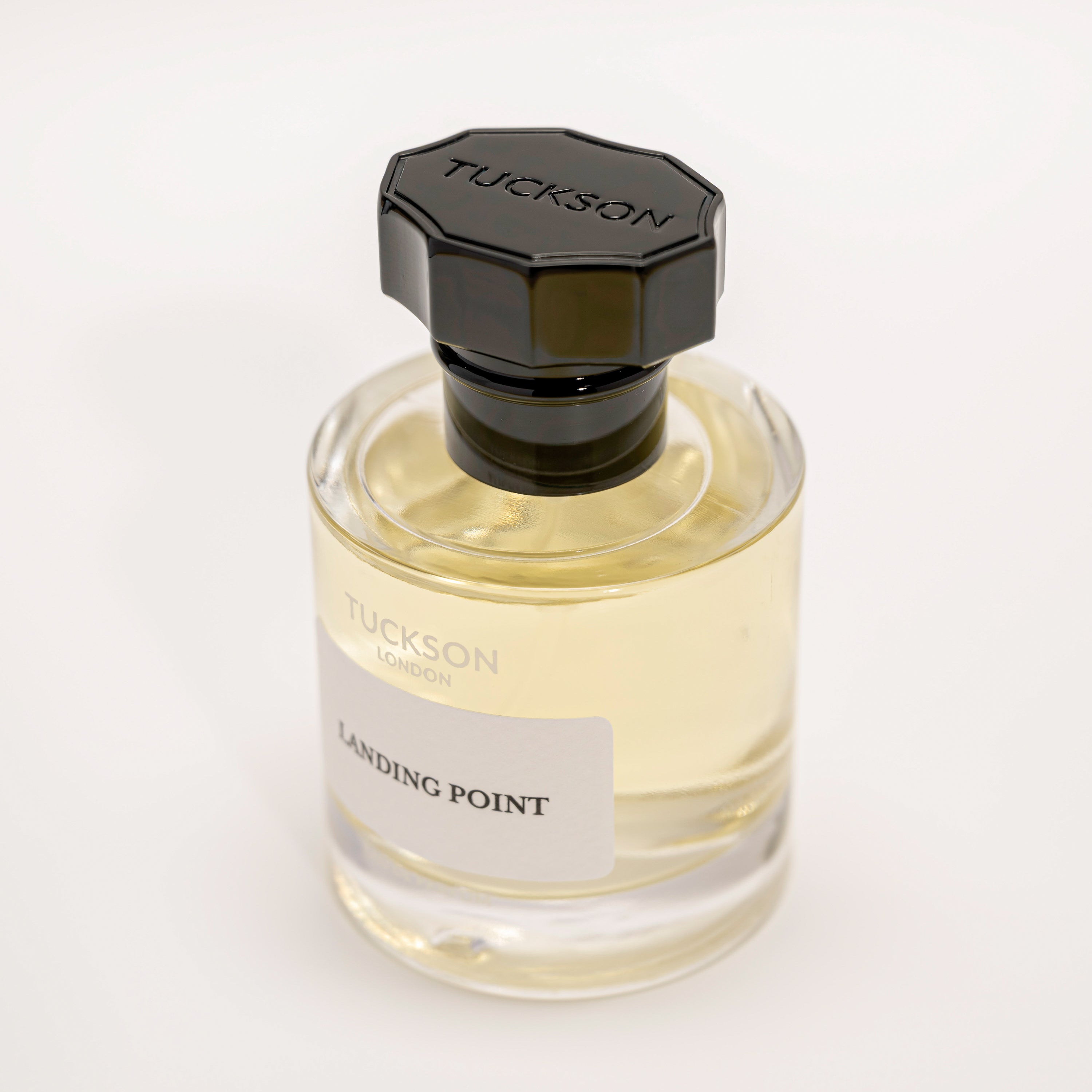 TUCKSON Landing Point Eau de parfum 50ml atomiser top, with black metal Tuckson overcap 