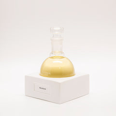 Tuckson Flagship Tea Salon Eau de Parfum flask on hand made porcelain base 
